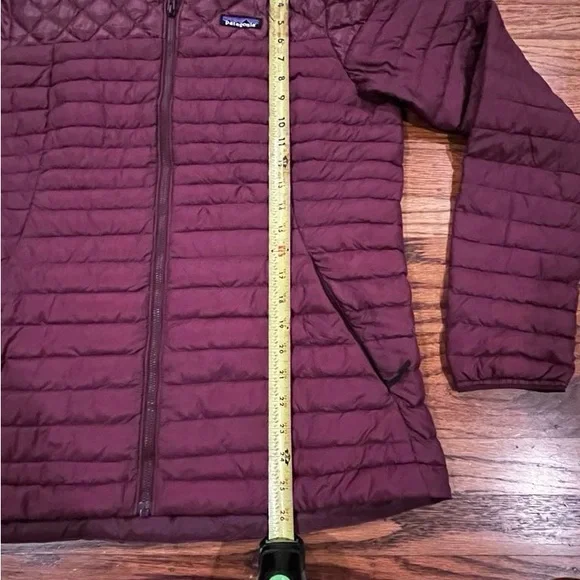 PATAGONIA Women's ALPLIGHT DOWN JACKET Dark Ruby Size LARGE - Picture 11 of 14
